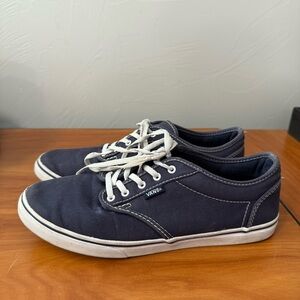 Vans TB4R Women’s Sneaker Navy Blue Lace Up Low Top Skate‎ Casual Canvas 9.5